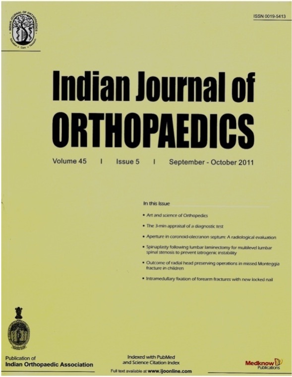 indian journal of orthopaedics